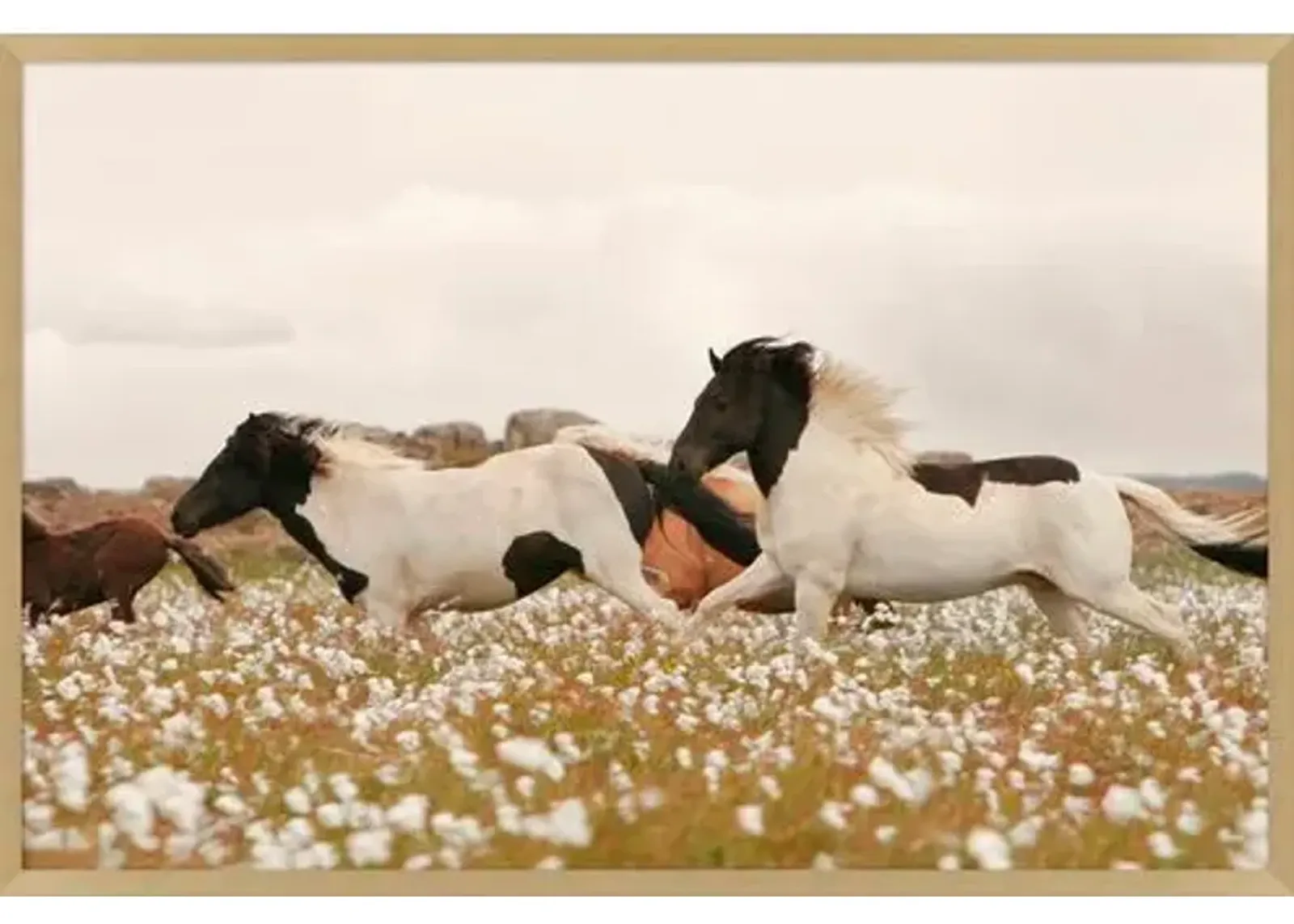 Nathan Turner - Running Through the Wildflowers - Beige