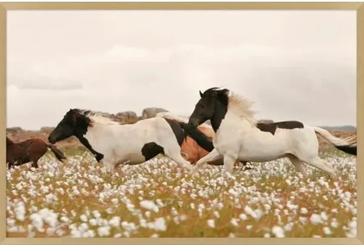 Nathan Turner - Running Through the Wildflowers - Beige