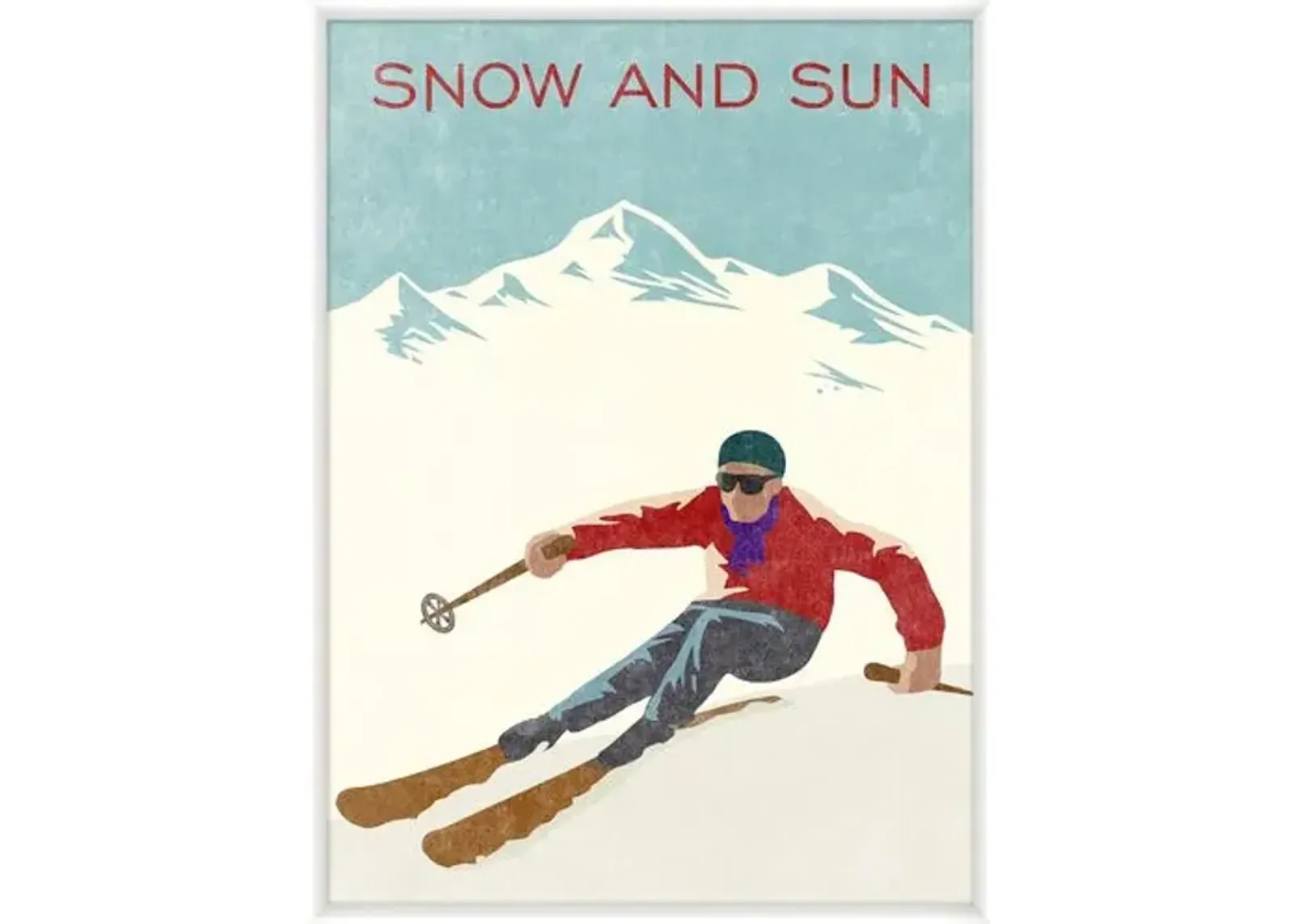 Nathan Turner - Snow and Sun Graphic - Blue