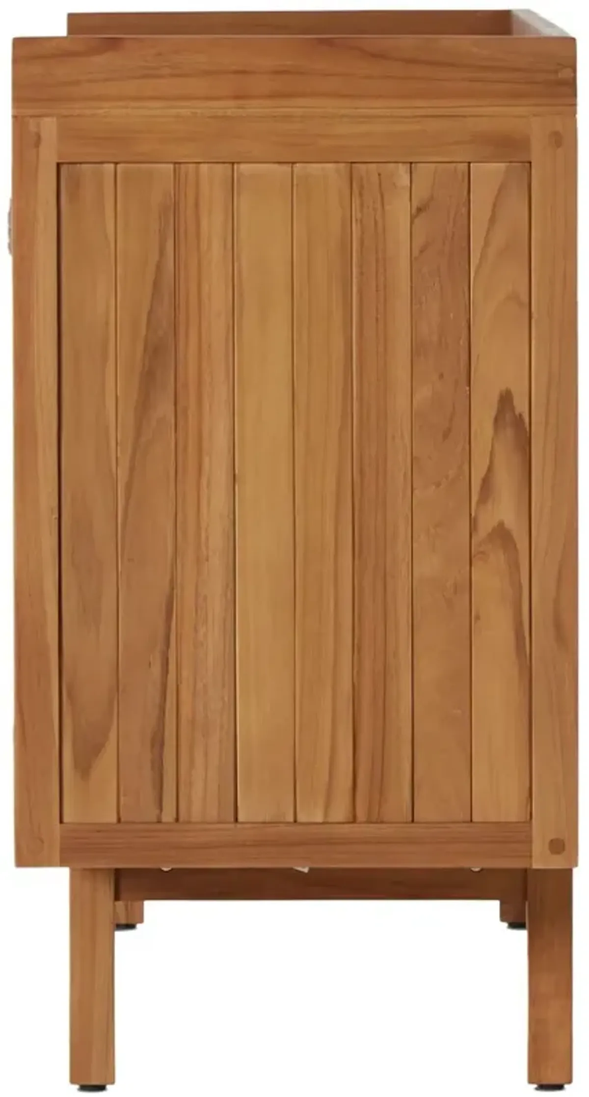Nina Outdoor Sideboard, Natural Teak