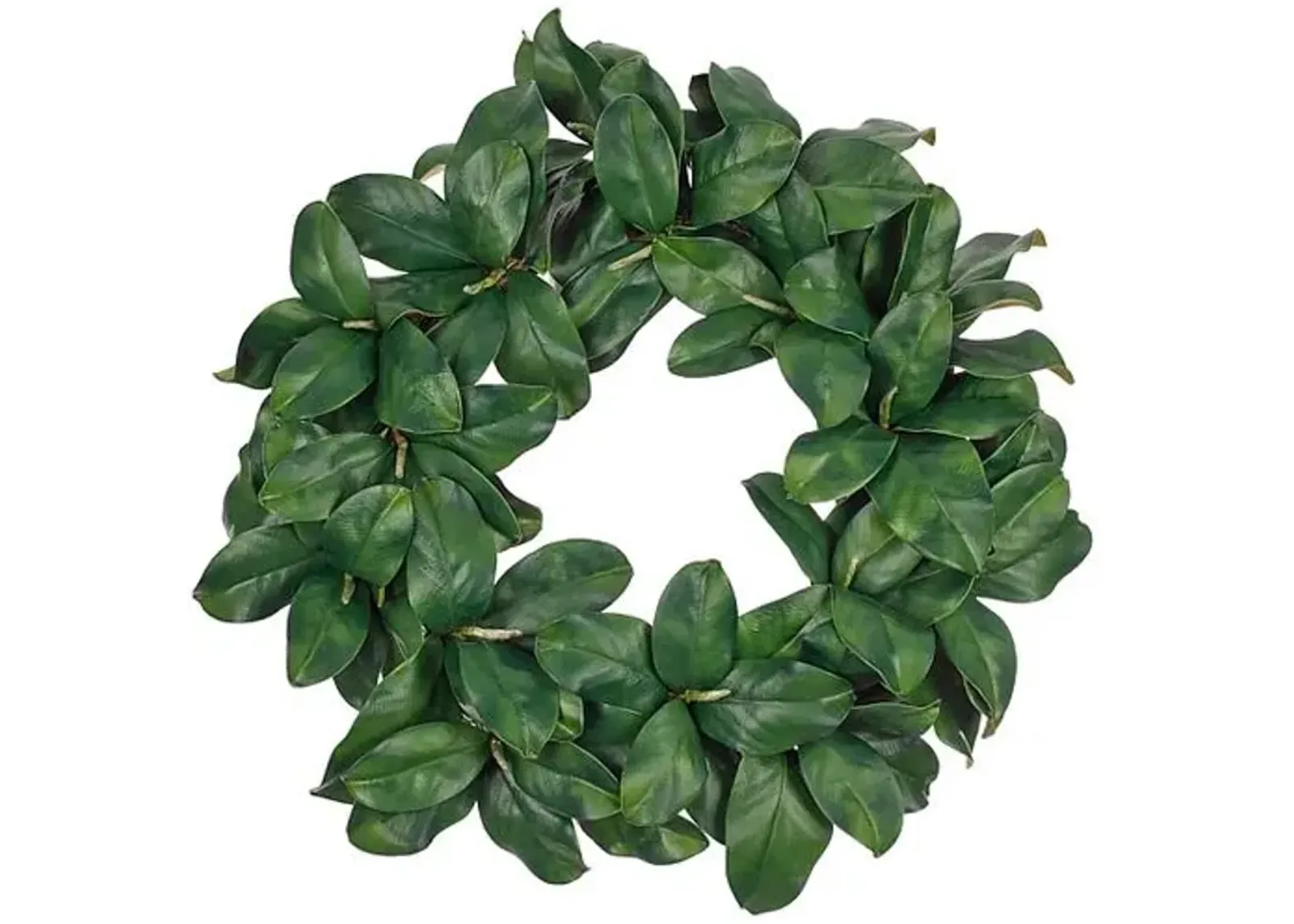 28" Magnolia Wreath - Faux - NDI - Green