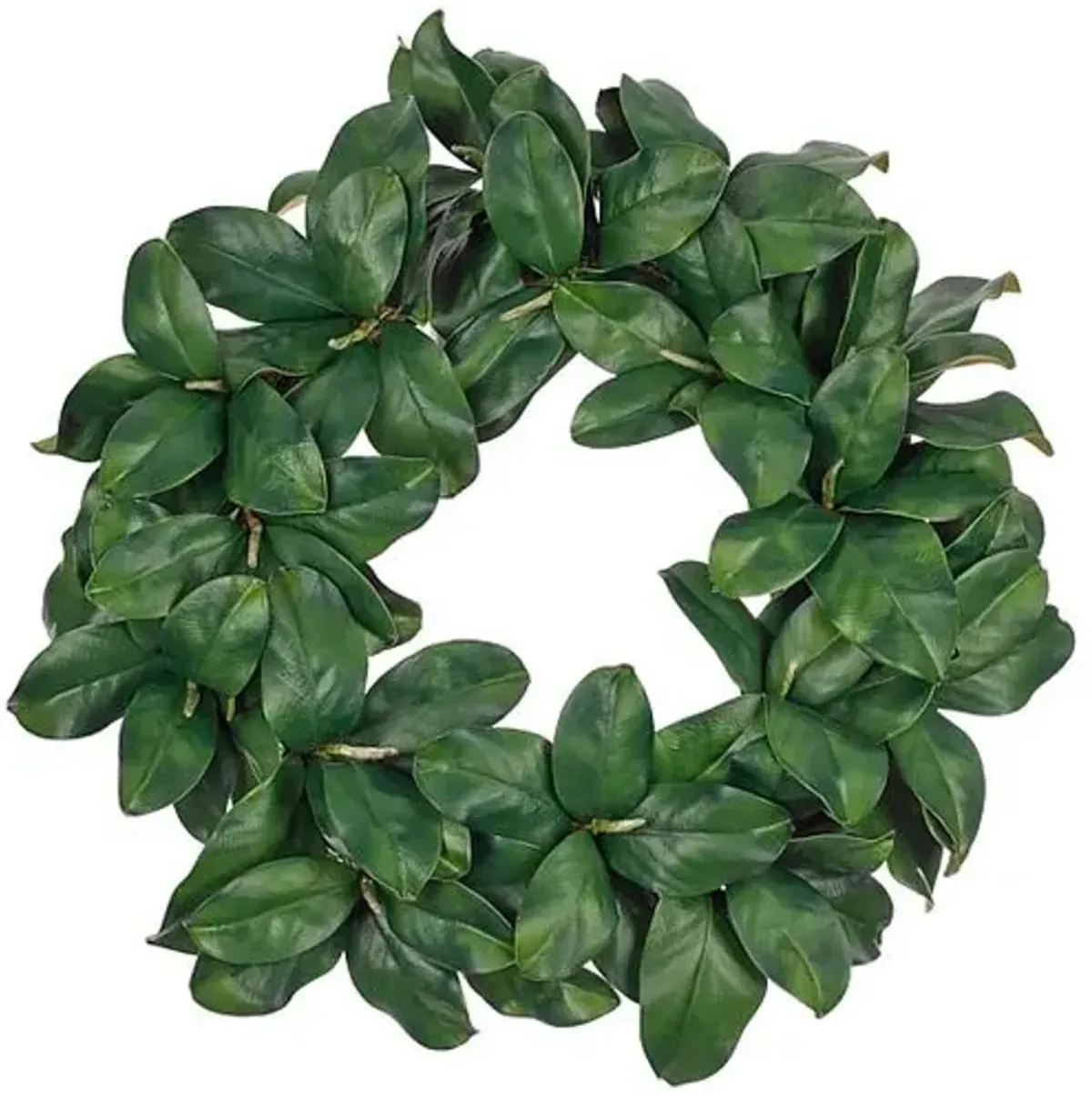 28" Magnolia Wreath - Faux - NDI - Green