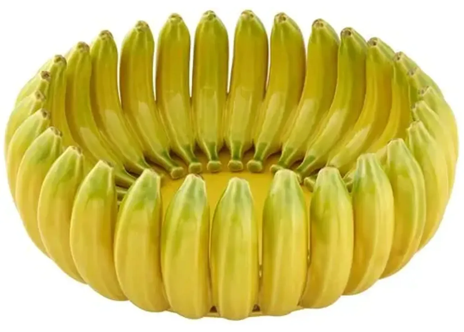 Bananas from Madeira Banana Centrepiece Bowl - Yellow - Bordallo Pinheiro