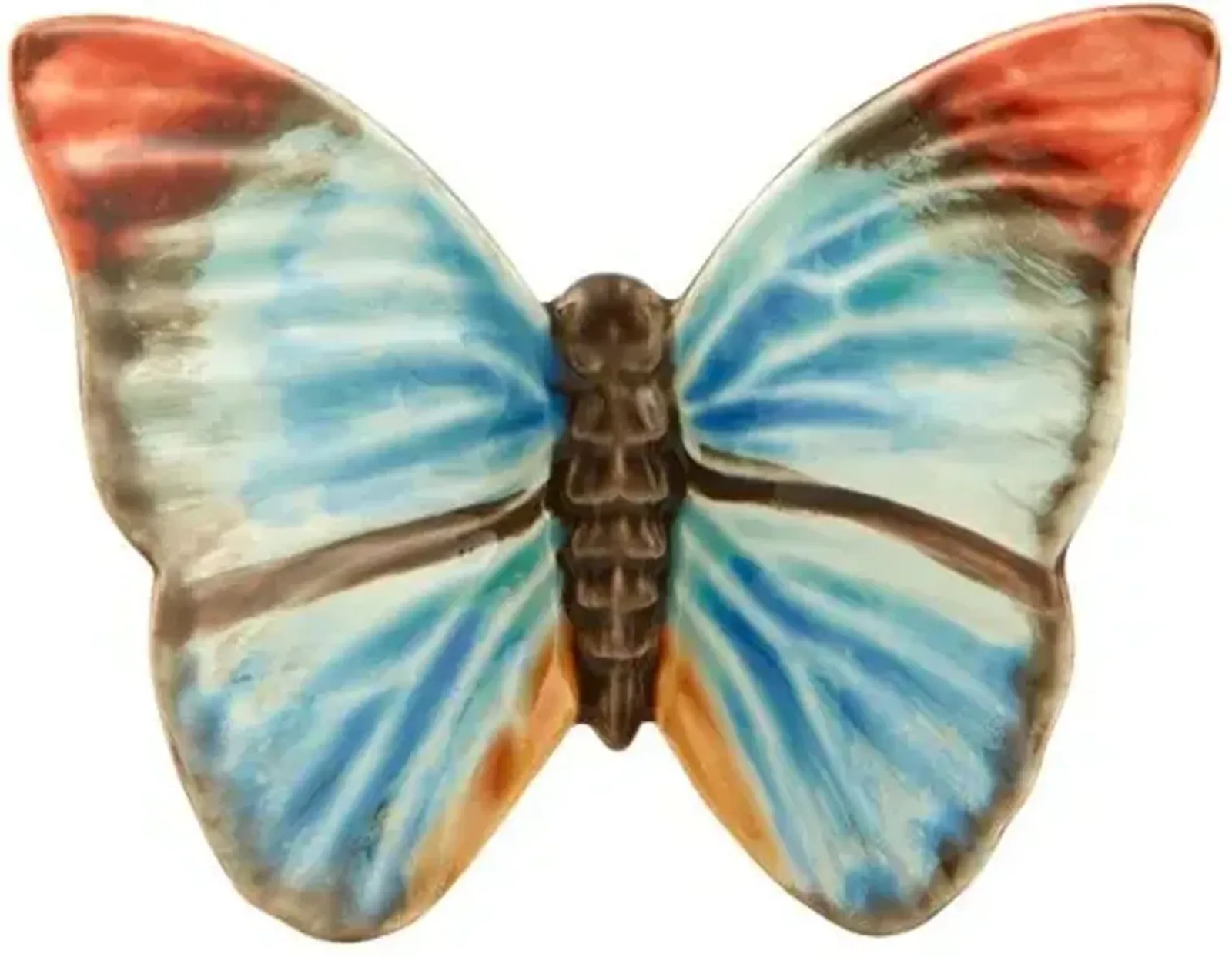 "Cloudy Butterflies" By Cl udia Schiffer Wall Piece - Bordallo Pinheiro - Blue