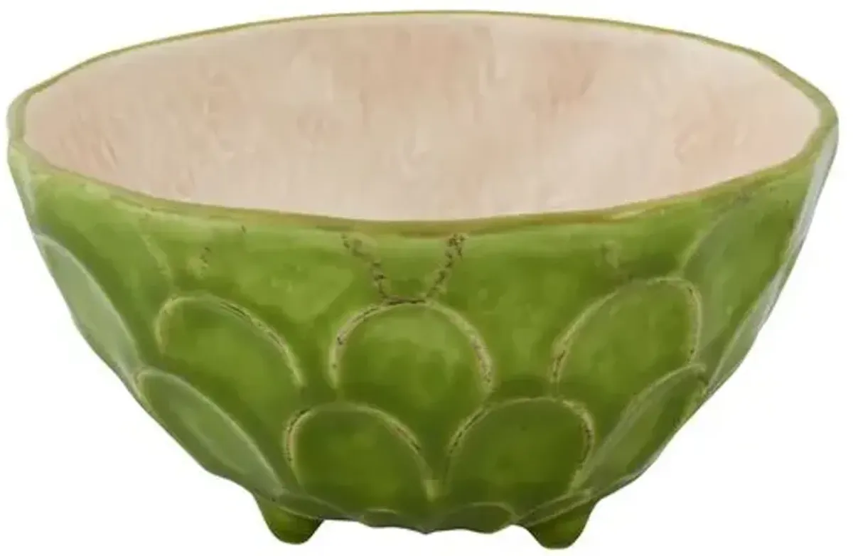 Set of 4 Tropical Fruits Annona Bowls - Bordallo Pinheiro - Green