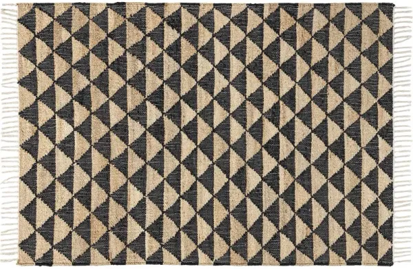 Arrowroot Geometric Tasseled Area Rug