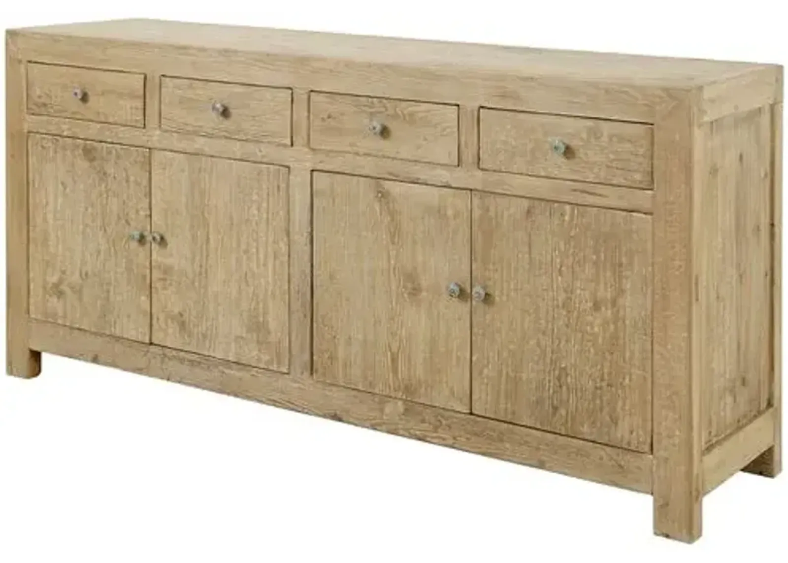 Capri Storage Buffet - Weathered Natural - Handcrafted - Brown