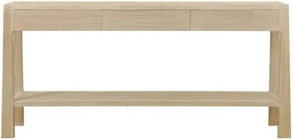 Lily Casa 3-Drawer Console Table, Whitewash