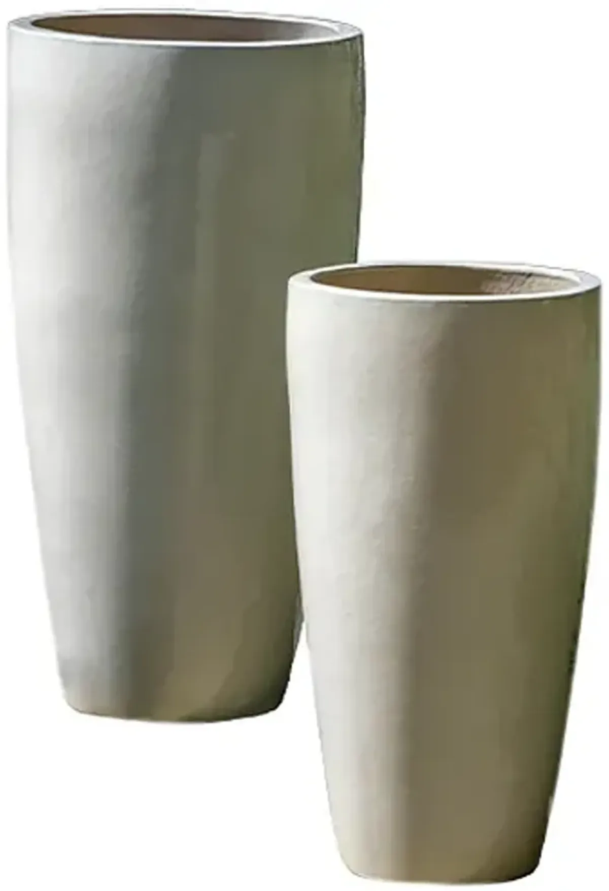 S/2 Rioja Planter, Cream