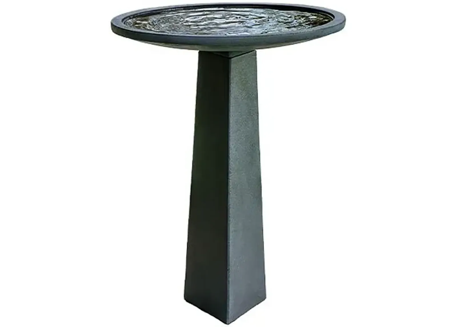 36" Aspire Birdbath - Nero Nuovo - Campania International - Black