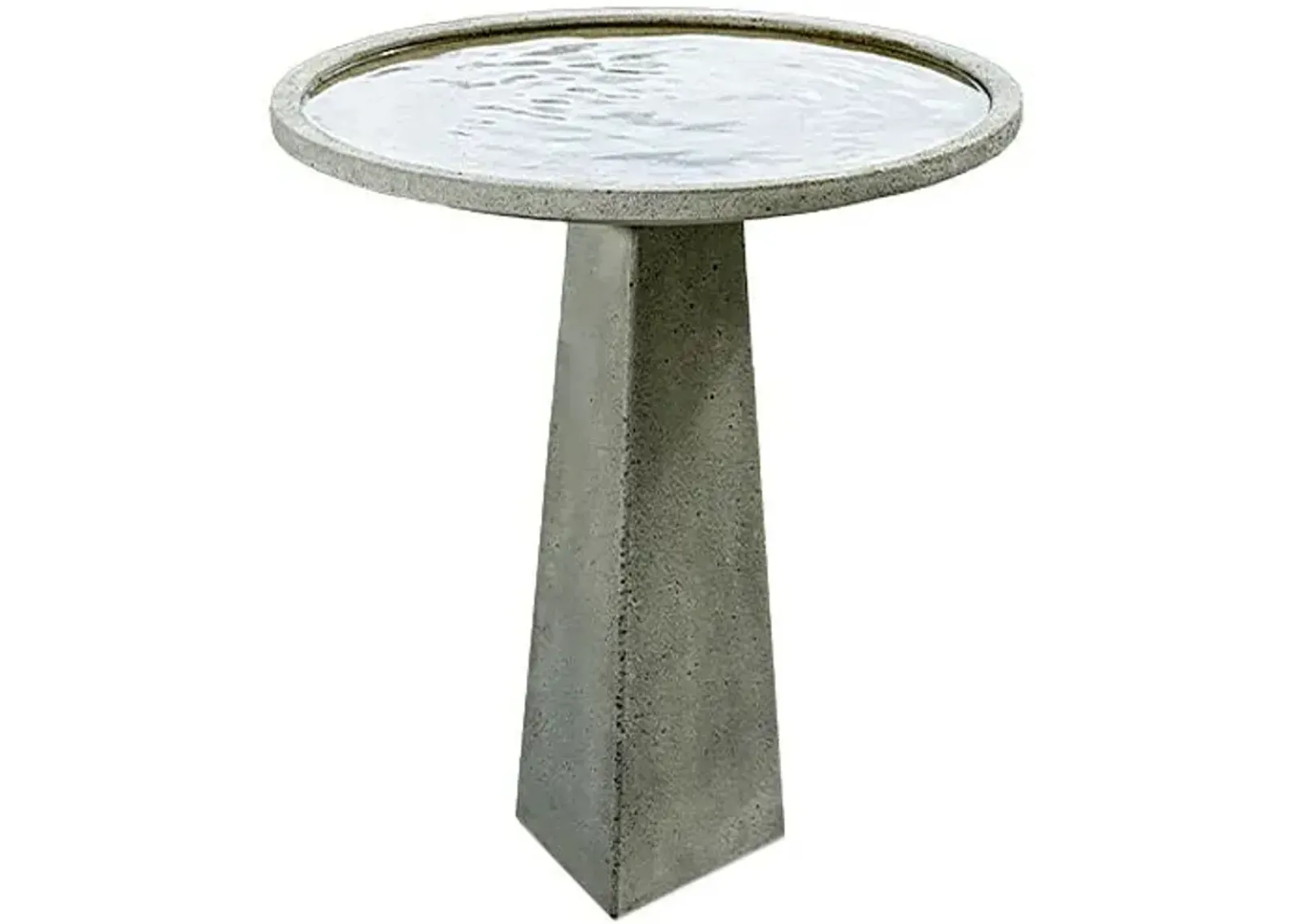 29" Aspire Birdbath - Greystone - Campania International - Gray