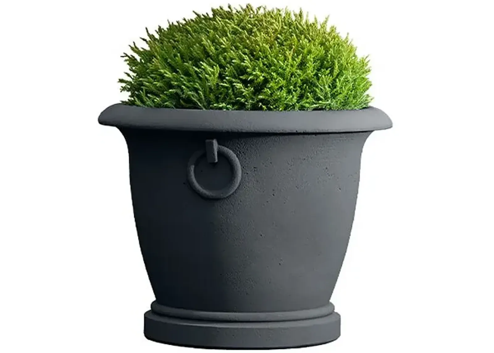 18" Chartwell Planter - Nero Nuovo - Campania International - Black - 18hx23.5lx23.5w