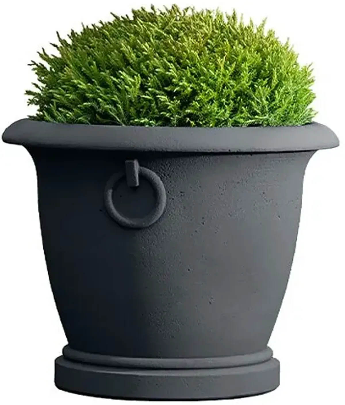 18" Chartwell Planter - Nero Nuovo - Campania International - Black - 18hx23.5lx23.5w