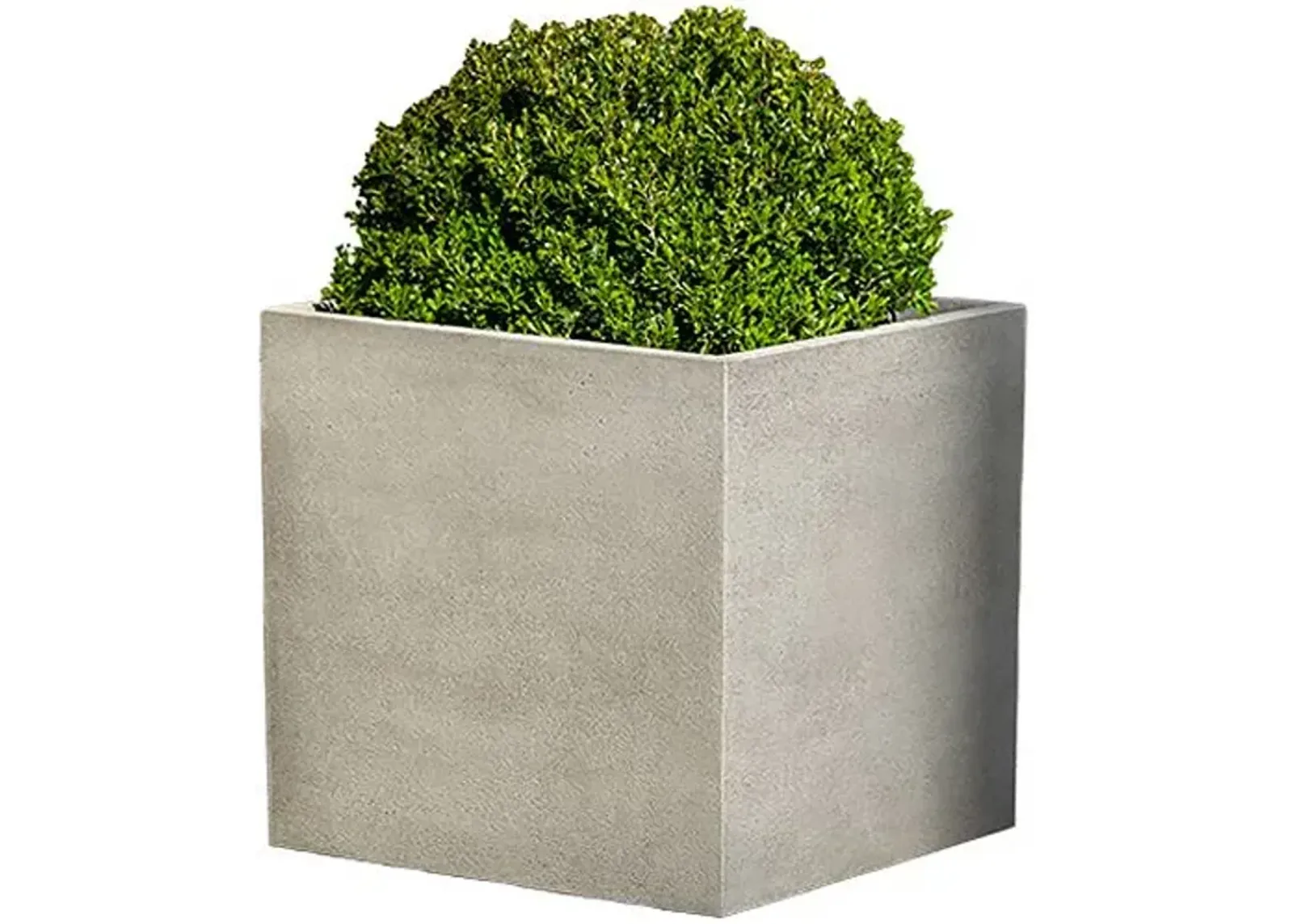 Cube Planter - Greystone - Campania International - Gray - 28"