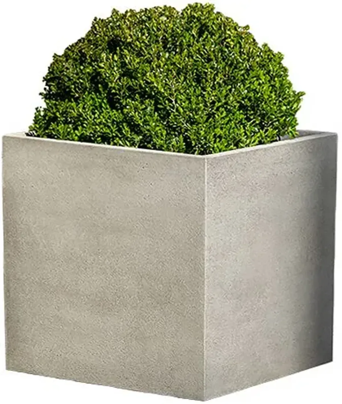 Cube Planter - Greystone - Campania International - Gray - 28"