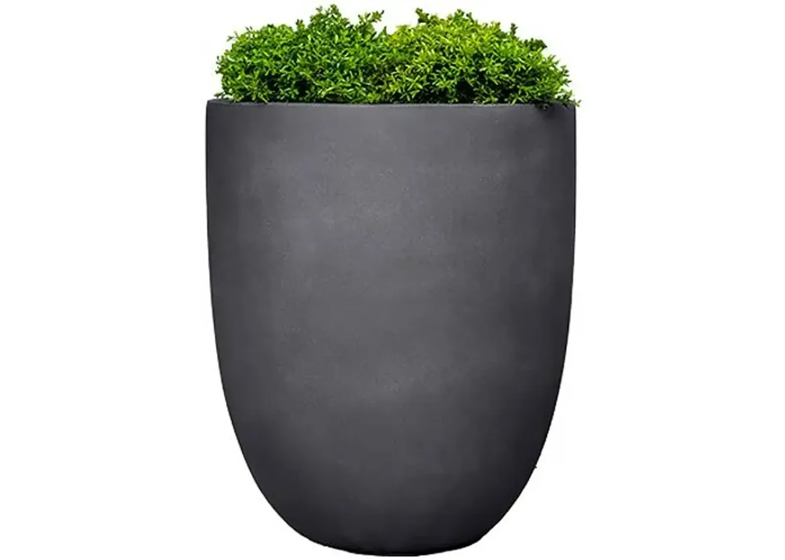 41" Bradford Planter - Extra Large - Charcoal P-Lite - Campania International - Black - 40.5hx34.5lx34.5w