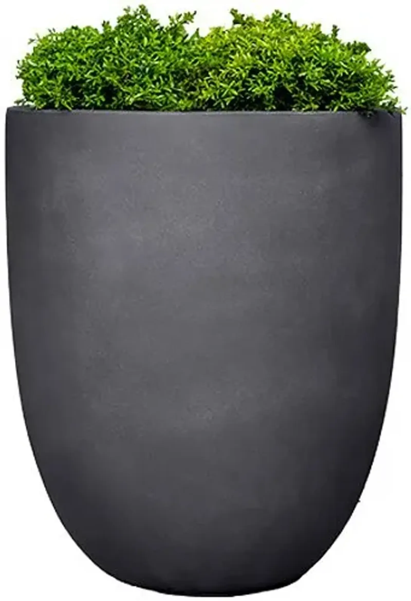 41" Bradford Planter - Extra Large - Charcoal P-Lite - Campania International - Black - 40.5hx34.5lx34.5w