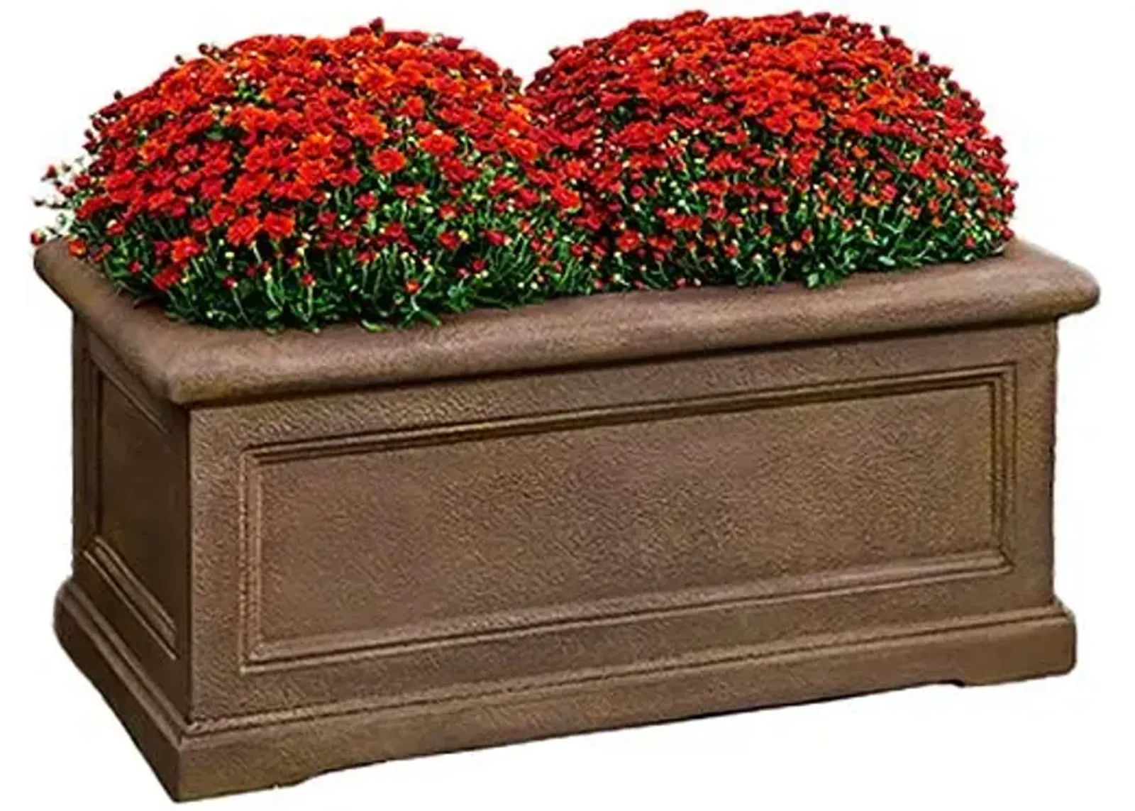 24" LeNotre Rectangle Planter - Pietra Nuova - Campania International - Brown - 24hx48lx24w