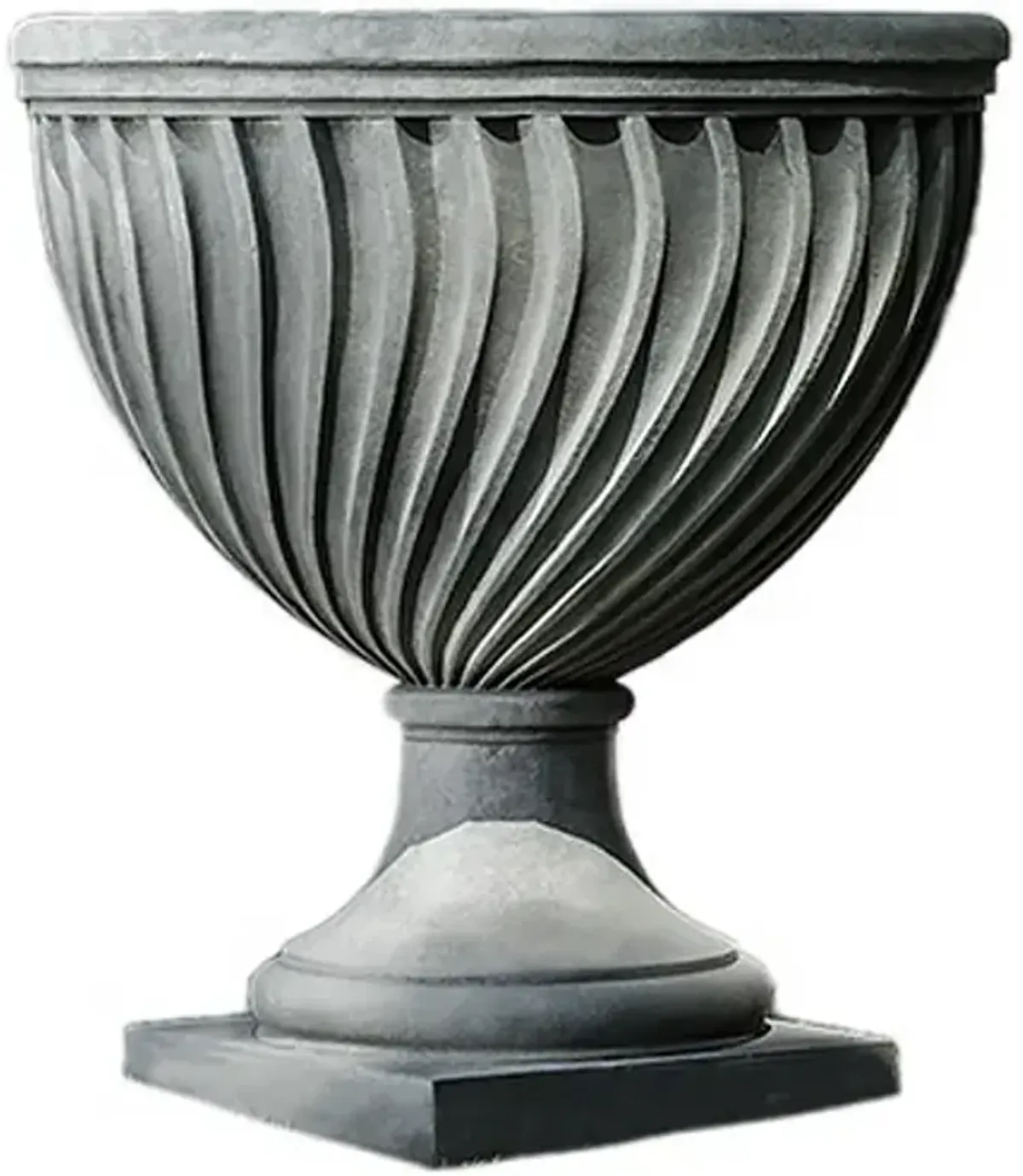 29" Quadrille Urn, Alpine Stone