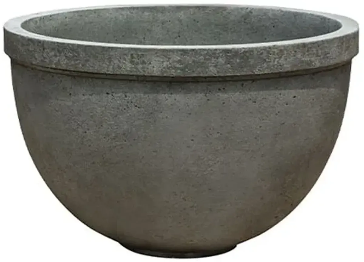 Huntington Bowl - Alpine Stone - Campania International - Gray