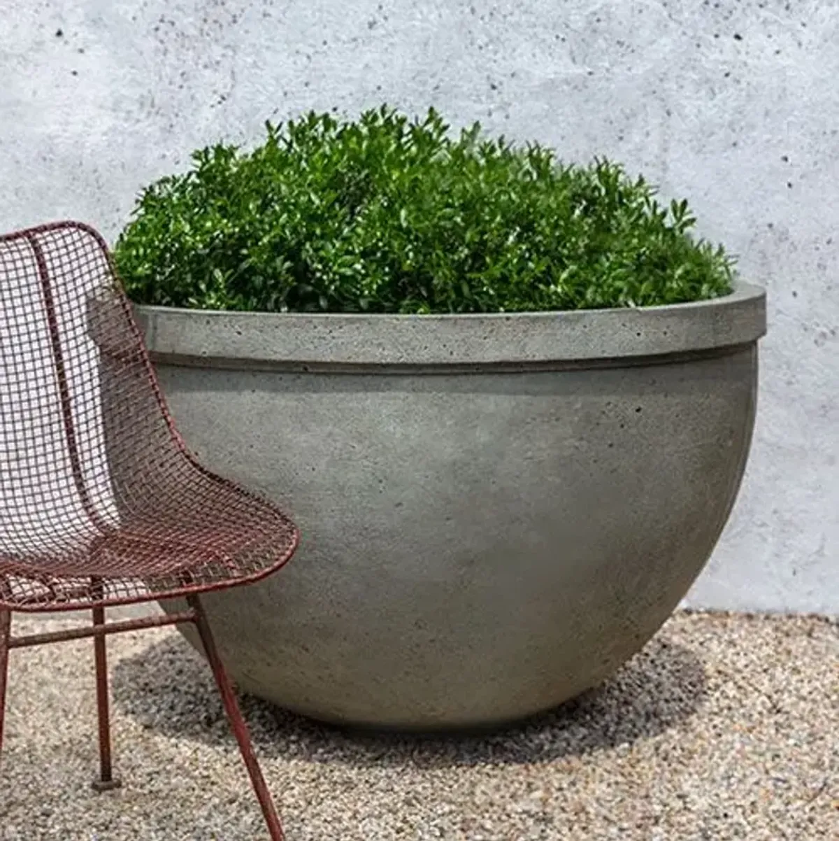 Huntington Bowl - Alpine Stone - Campania International - Gray