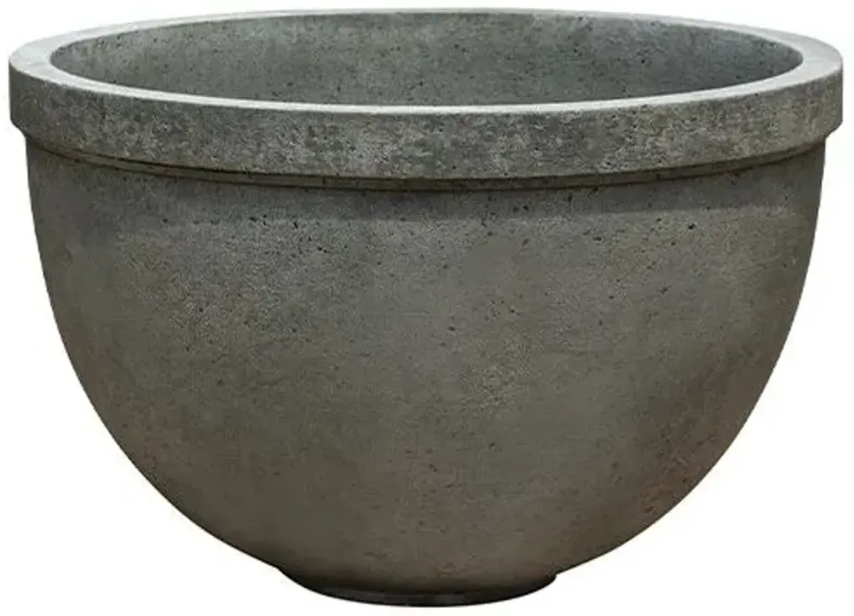 Huntington Bowl - Alpine Stone - Campania International - Gray