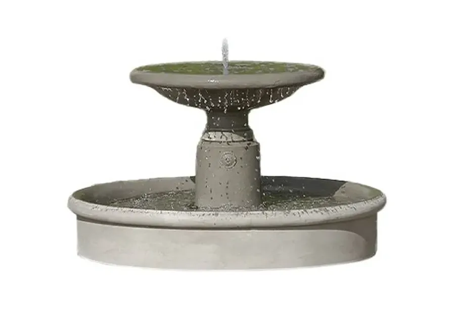 28" Esplanade Fountain - Verde - Campania International - Gray