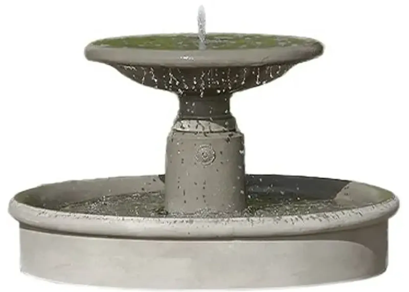 28" Esplanade Fountain - Verde - Campania International - Gray