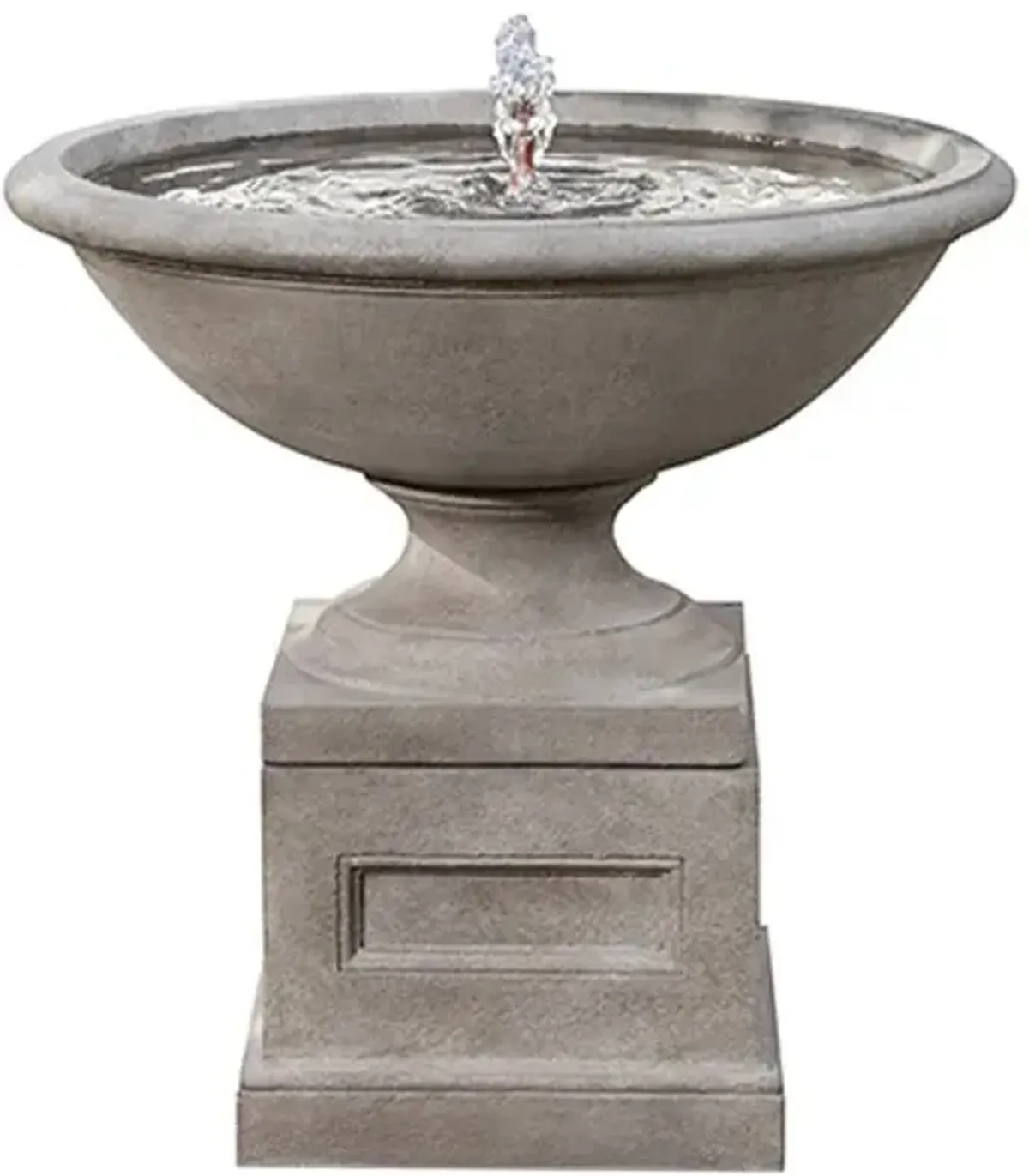 30" Aurelia Fountain - Greystone - Campania International - Gray