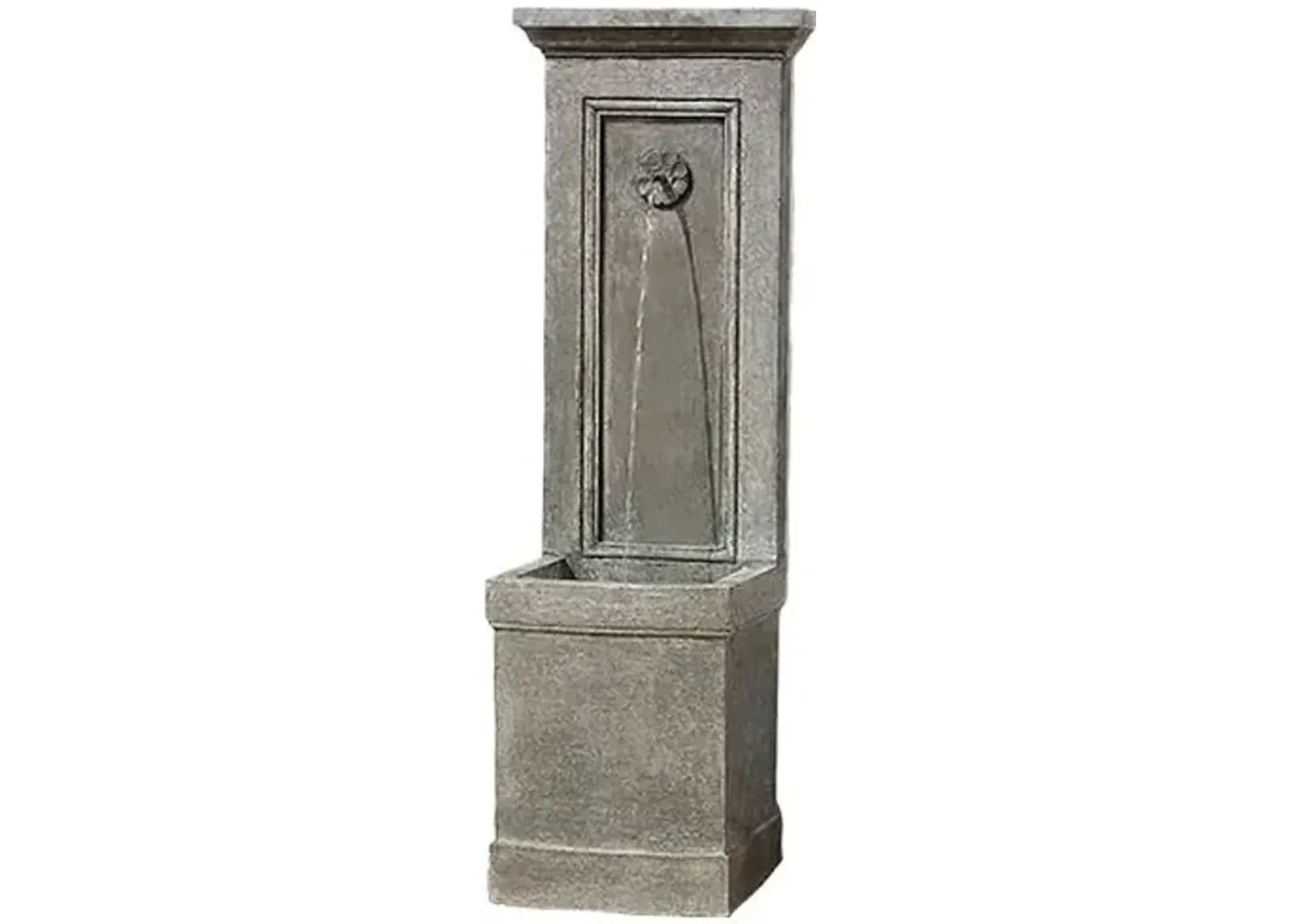 64" Auberge Fountain - Alpine Stone - Campania International - Gray