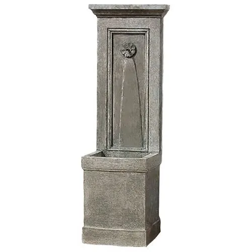 64" Auberge Fountain - Alpine Stone - Campania International - Gray