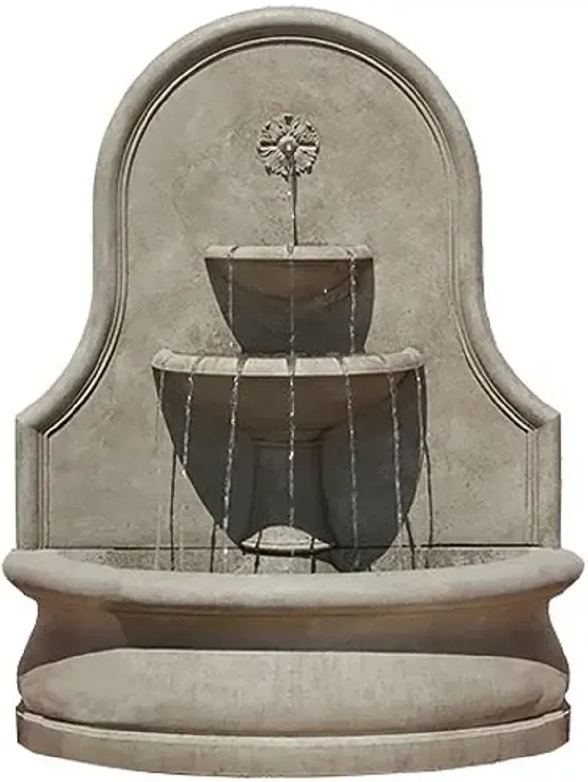 58" Estancia Wall Fountain - Verde - Campania International - Gray