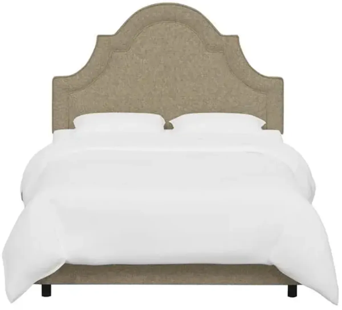 Kennedy Arched Bed - Textured Linen