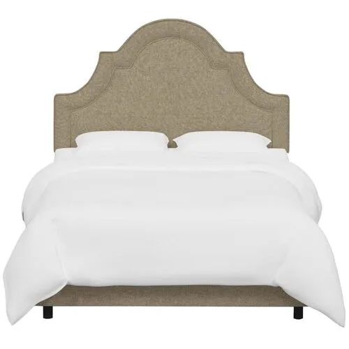 Kennedy Arched Bed - Textured Linen