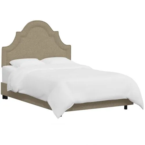 Kennedy Arched Bed - Textured Linen