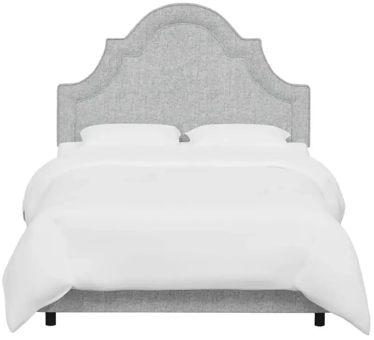 Kennedy Arched Bed, Textured Linen