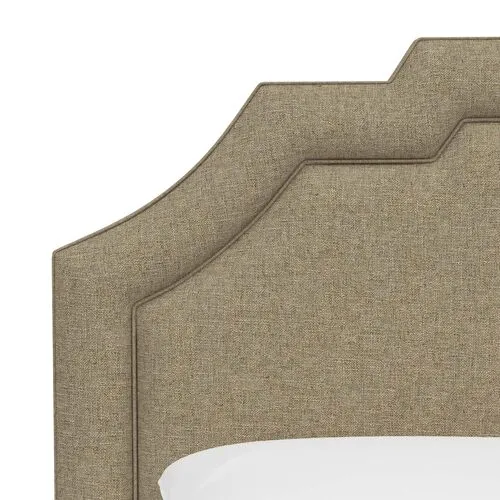 Lola Bed - Textured Linen