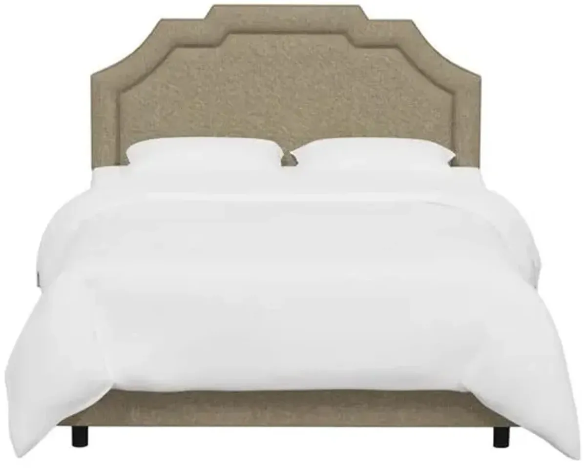 Lola Bed - Textured Linen