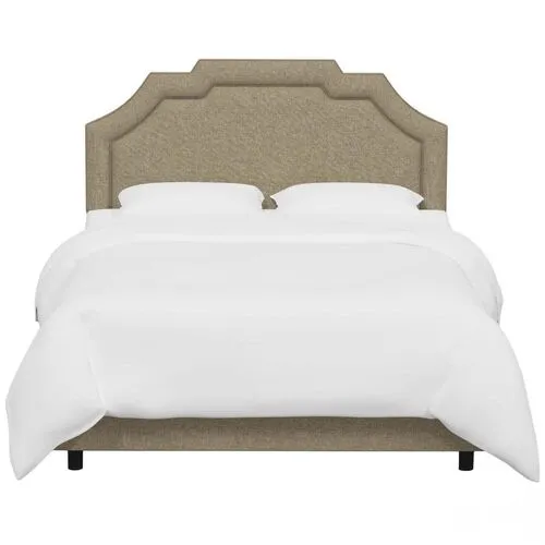 Lola Bed - Textured Linen