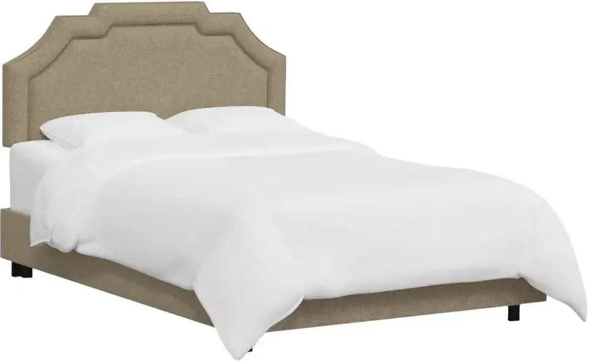 Lola Bed, Textured Linen