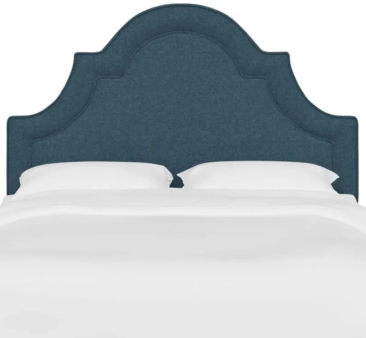 Kennedy Arched Headboard, Textured Linen