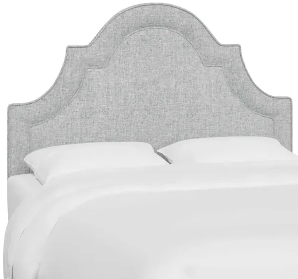 Kennedy Arched Headboard, Textured Linen