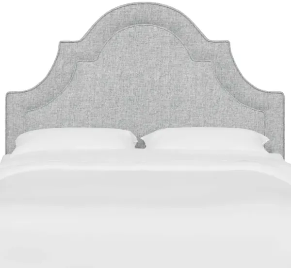 Kennedy Arched Headboard, Textured Linen