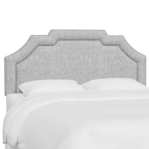 Lola Headboard - Textured Linen - Gray