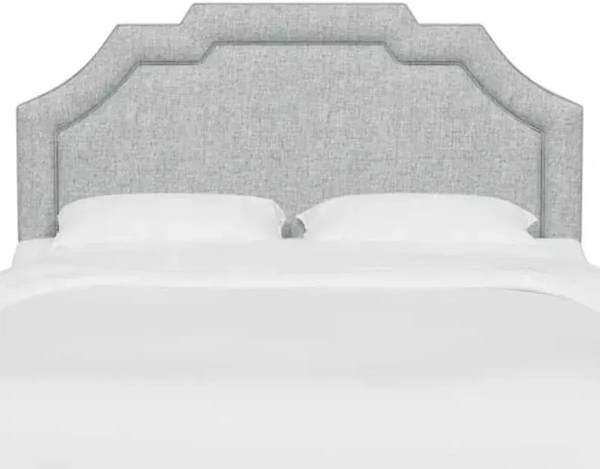 Lola Headboard - Textured Linen - Gray