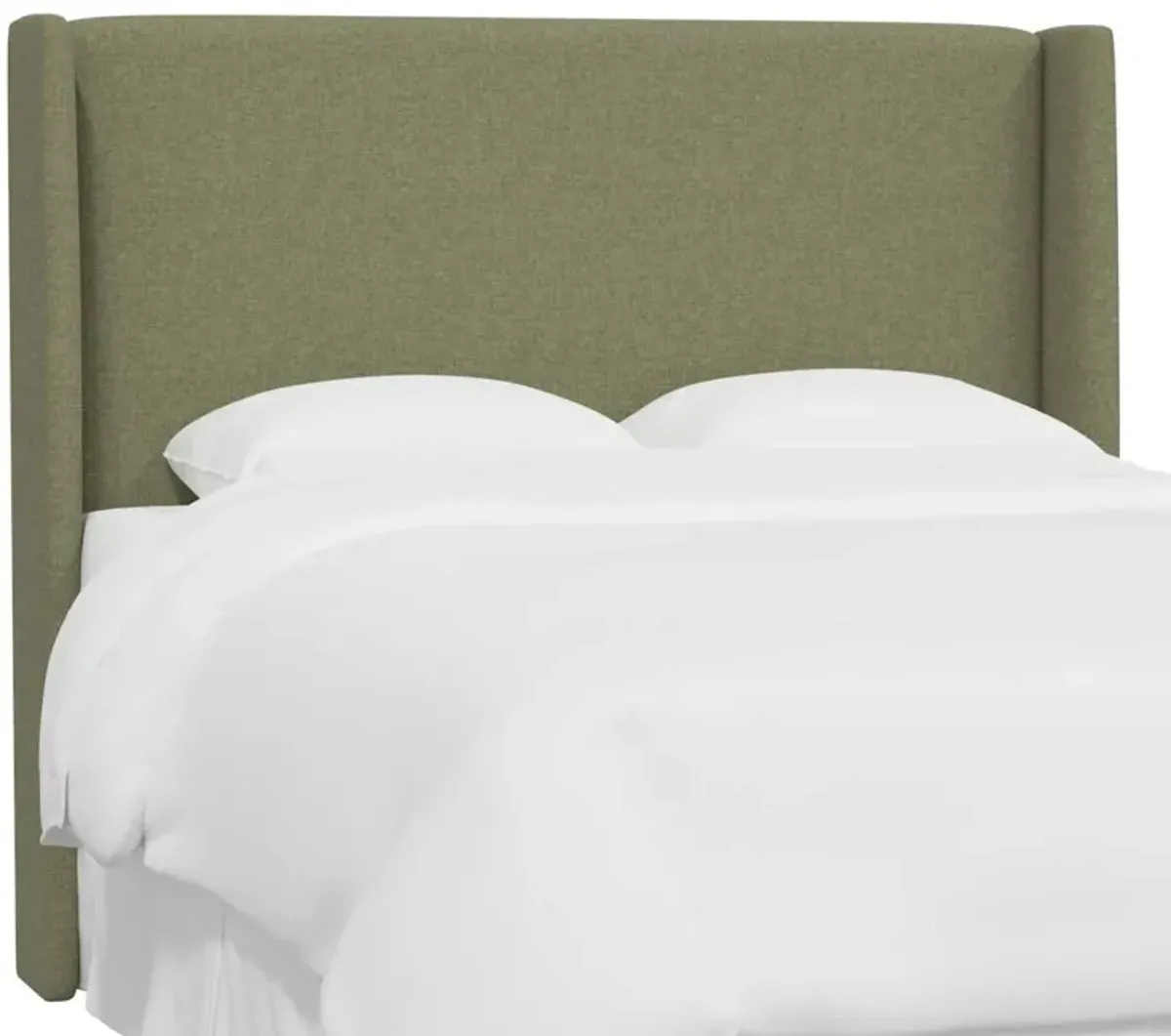 Kelly Wingback Headboard, Textured Linen