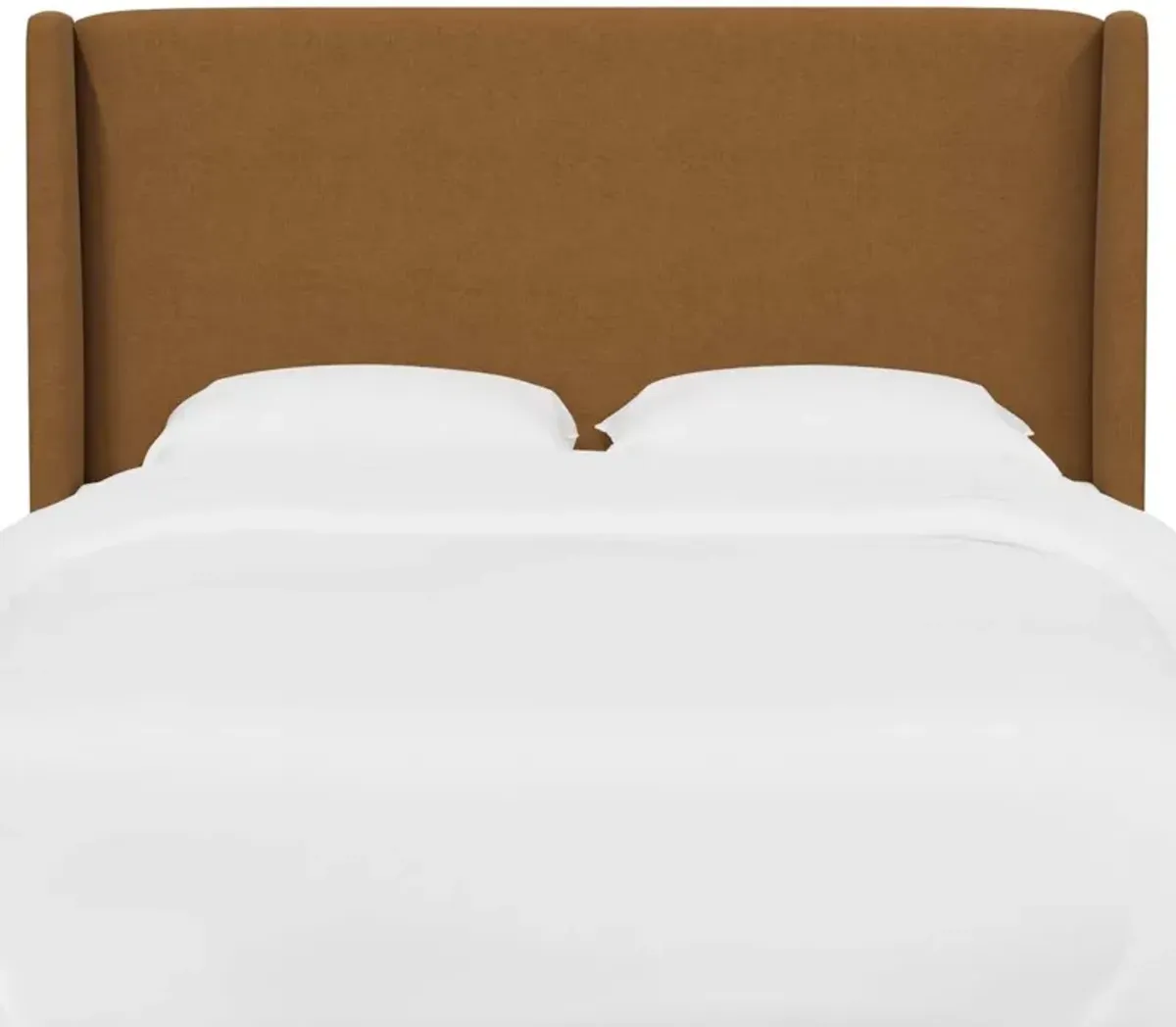 Kelly Wingback Headboard, Textured Linen