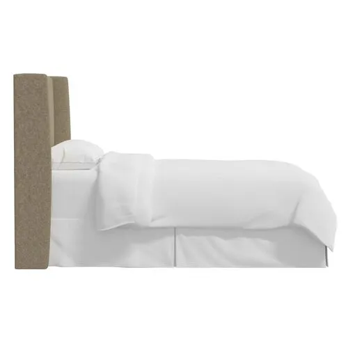 Kelly Wingback Headboard - Textured Linen