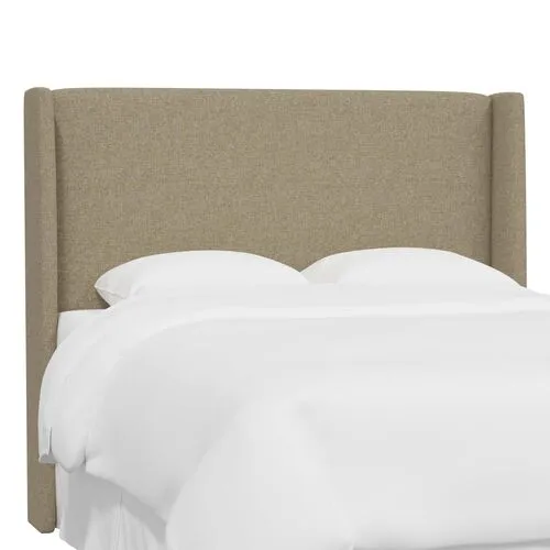 Kelly Wingback Headboard - Textured Linen