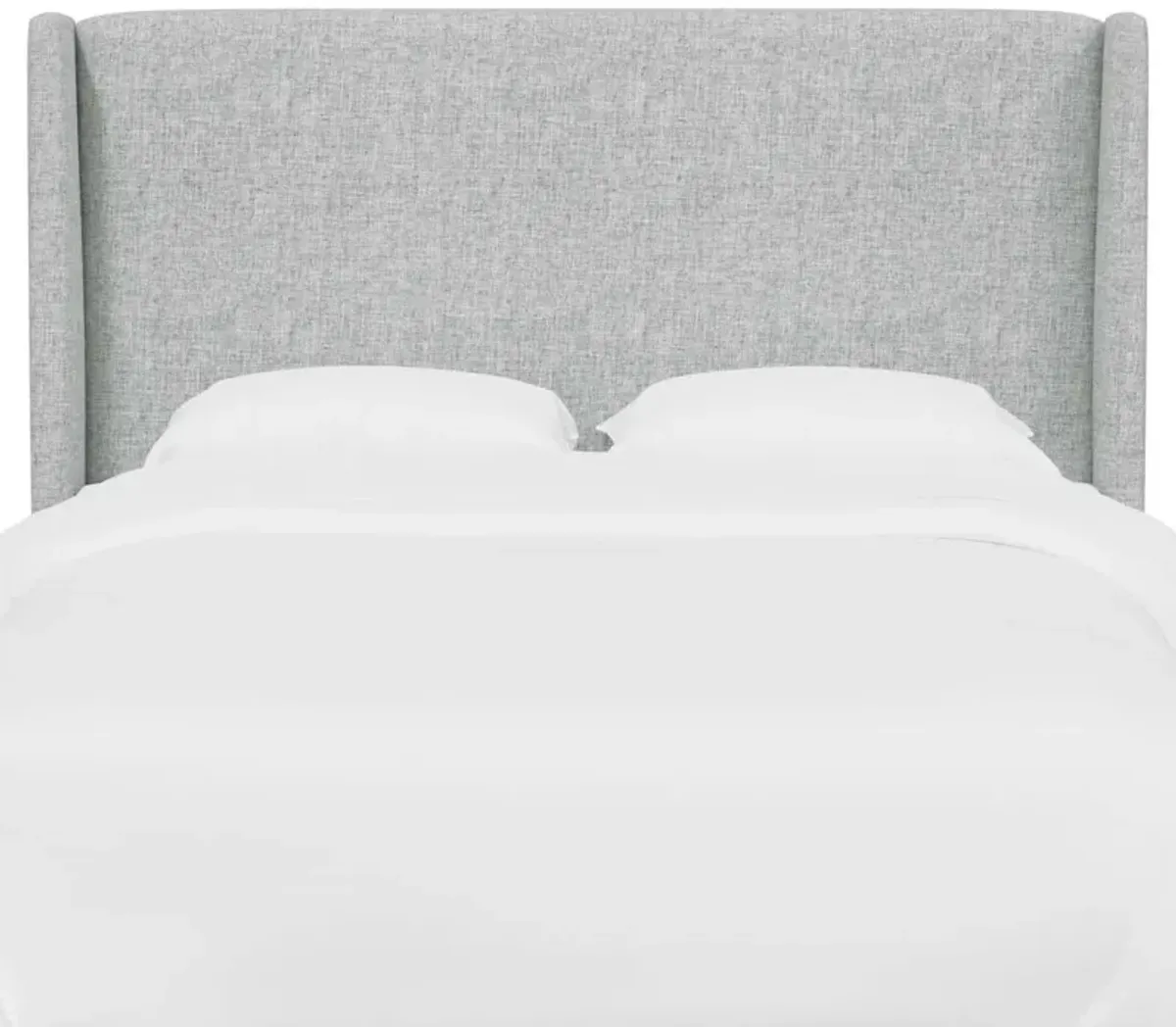 Kelly Wingback Headboard, Textured Linen